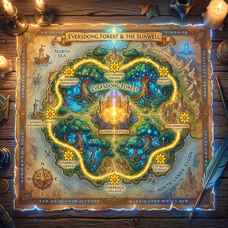 Ruta de farmueo WoW 1-50