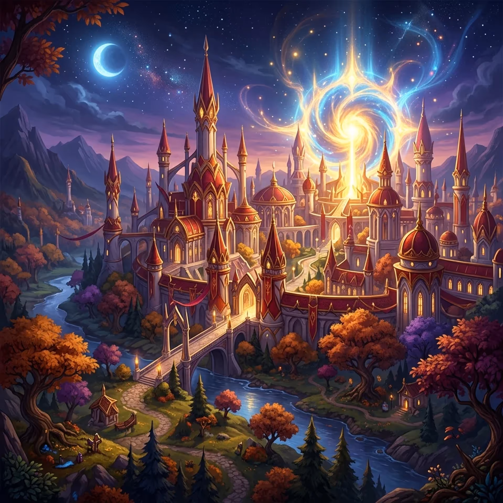 Ciudad de Lunargenta - Expansión Actual Midnight