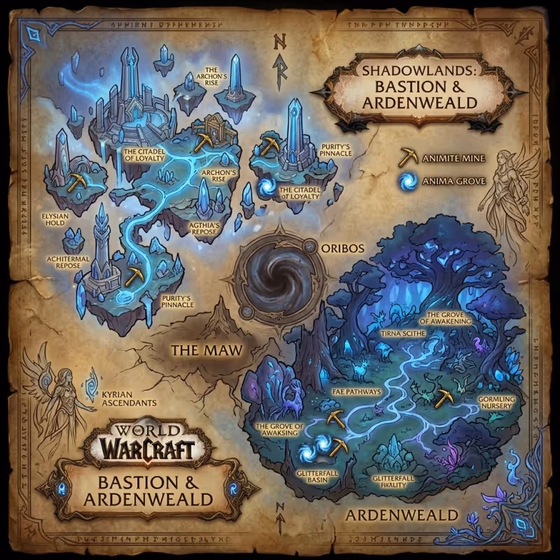 Ruta de farmueo WoW 1-175