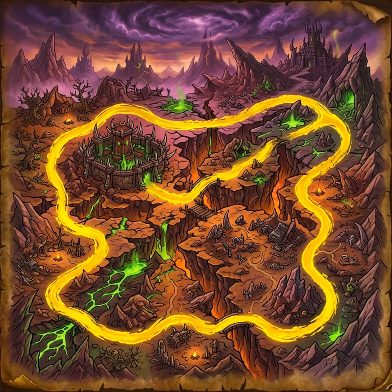 Ruta de farmueo WoW 1-45
