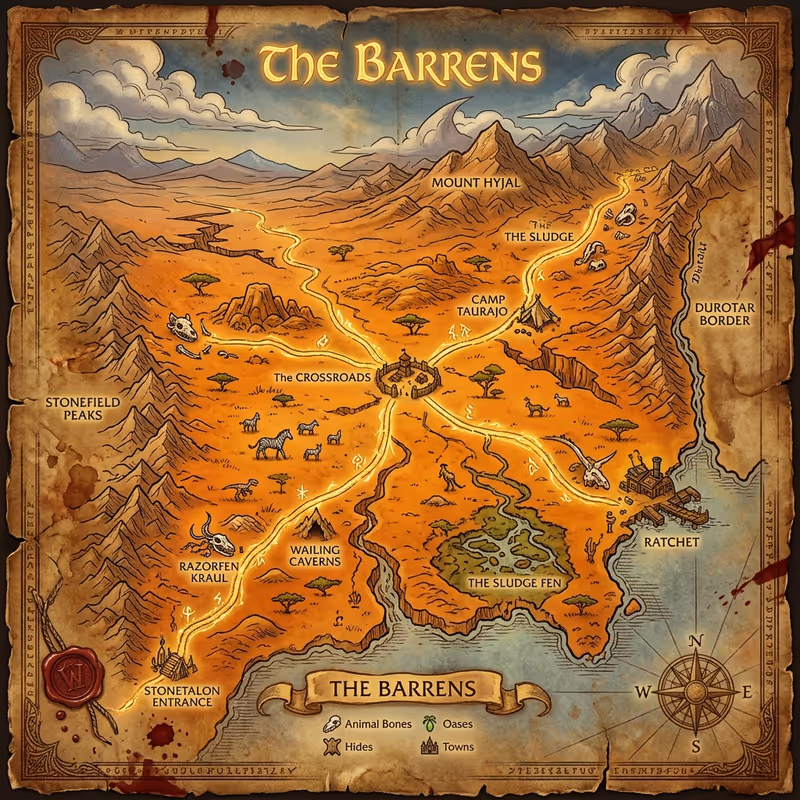 Ruta de farmueo WoW 60-110